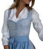 Women's Floral Dirndl Dress Set with Apron 1
