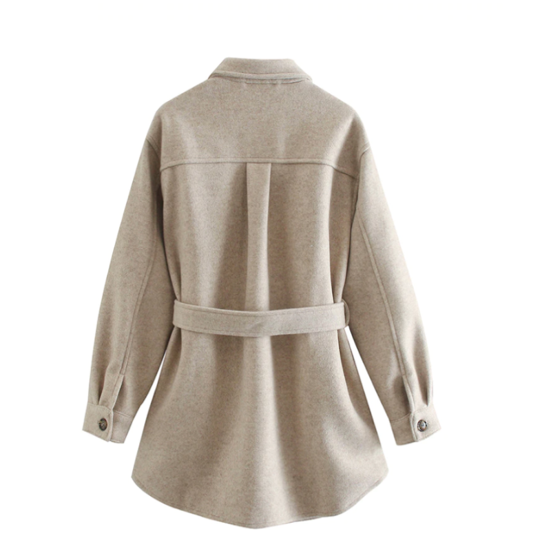 Dalia Damenjacke | Stilvolle halblange Wolljacke für Damen