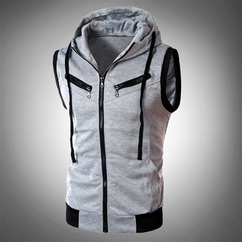 Stilvolle Slim-Fit-Weste mit Kapuze - Ricardo