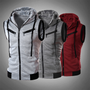 Stilvolle Slim-Fit-Weste mit Kapuze - Ricardo