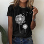 Bequemes Damen-T-Shirt mit Rundhalsausschnitt & weichem Stoff – Rhea
