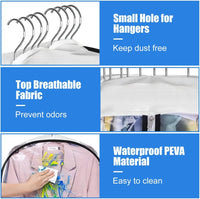 Transparent Garment Covers with Inserts – 3-Pack Storage Covers with Side Zipper (Buy 1, Get 1 FREE)