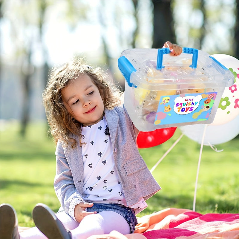 36 Shady Squishy Animal Toys - Kawaii Squeezies