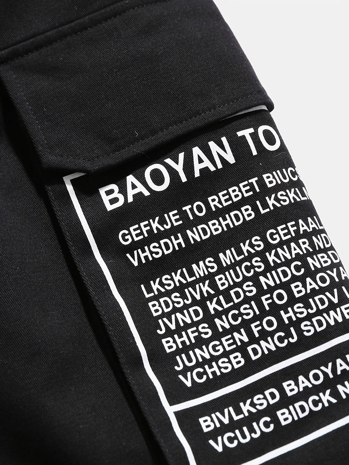 Heren Zomer Shorts met Letterprint Streetstyle Look - Milan