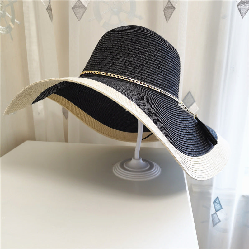 Women's summer hat with wide brim and UV protection – Lily