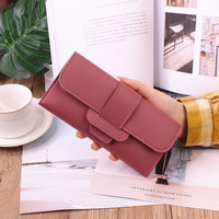 Minimalistische Lange Leder Geldbörse | Einfach & Trendy