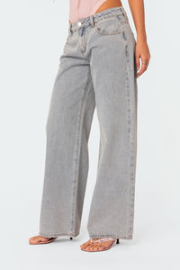Damen Jeanshose mit Relaxed Fit - Skylar