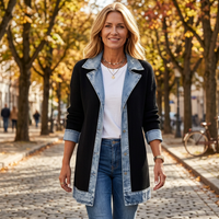 Versatile Ribbed Coat for Everyday Wear 1