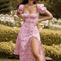 Bedrucktes Bodycon-Kleid mit Stretch – Selina