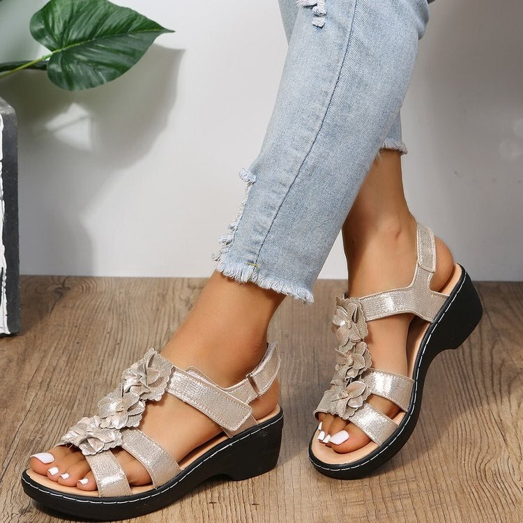 Retro Women's Summer Sandals - Aurelia