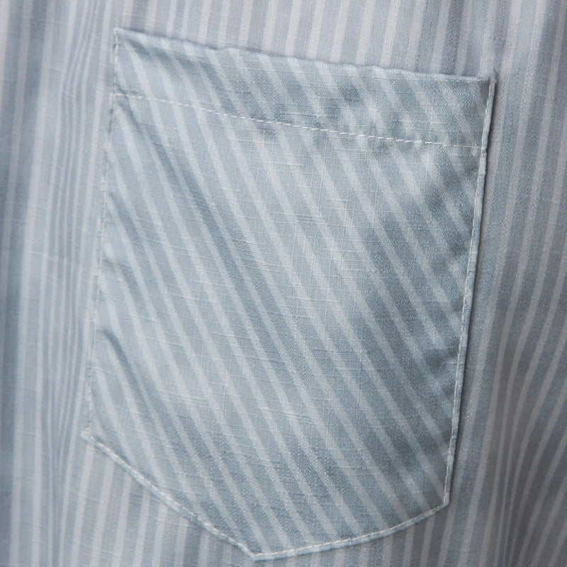 Gestreepte Hoge Taille Damesbroek met Decoratieve Knopen - Florence