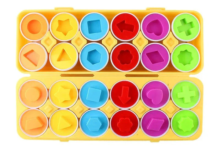Buntes und lehrreiches Eier-Set - ColorMatch