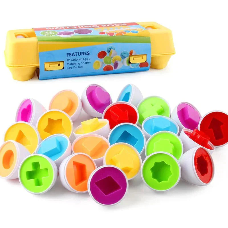 Buntes und lehrreiches Eier-Set - ColorMatch