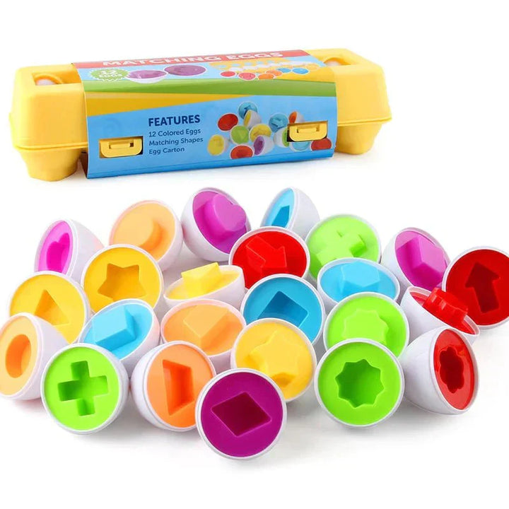 Buntes und lehrreiches Eier-Set - ColorMatch