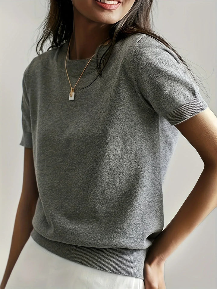 Damen Pullover mit kurzen Ärmeln – Mila