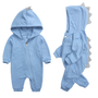 Süßer Baby Strampler mit Dinosaurierkapuze - DinoDream Onesie