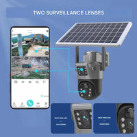 Kabellose 4K Sicherheitskamera mit Solarpanel – DualGuard 4K