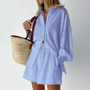 Zweiteiliges Sommer-Set mit Bluse und Shorts – Isla