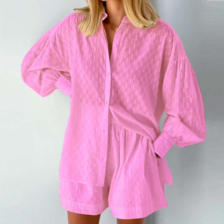 2-Delige Zomerset met Blouse en Short – Isla