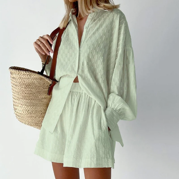 2-Delige Zomerset met Blouse en Short – Isla