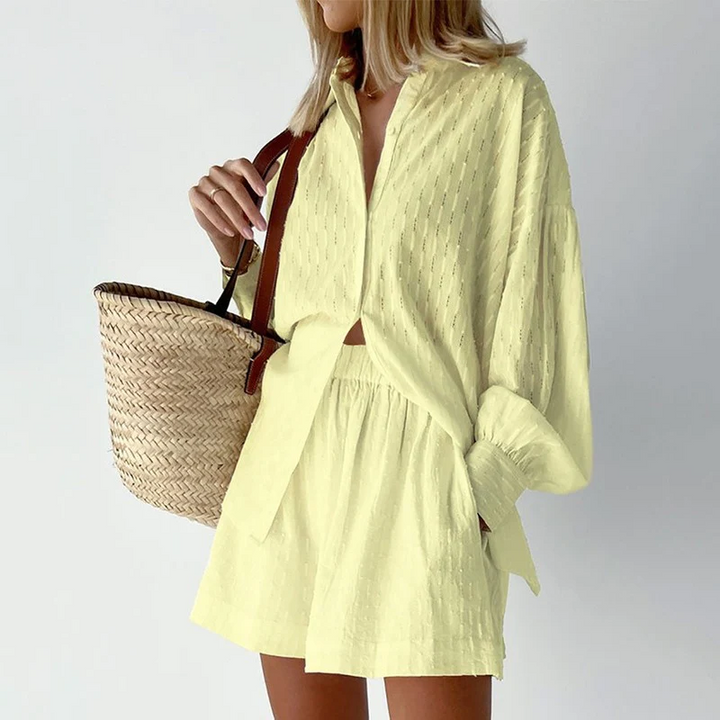2-Delige Zomerset met Blouse en Short – Isla