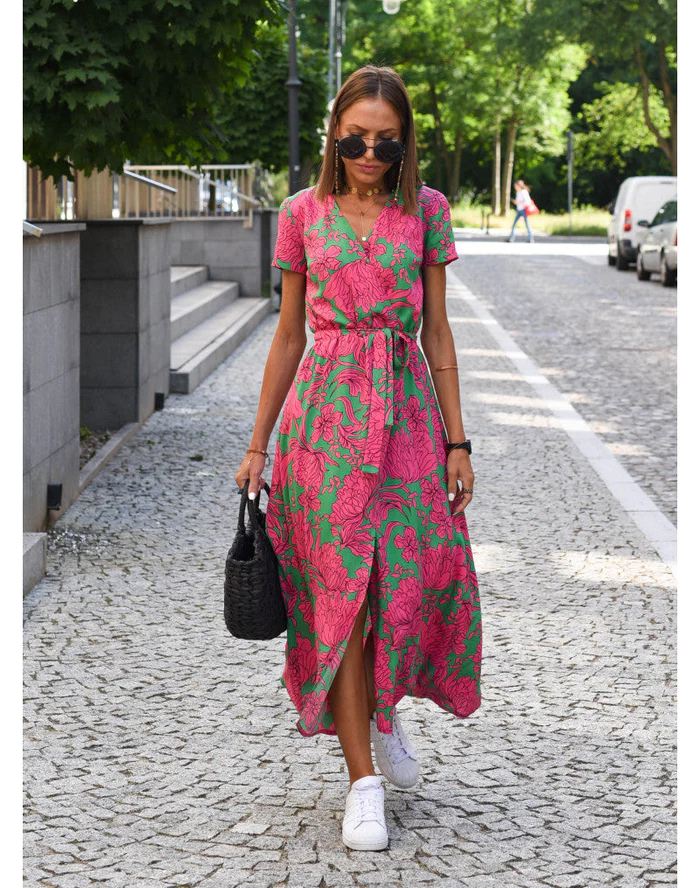 Sommerkleid mit Blumenmuster - Noëlle