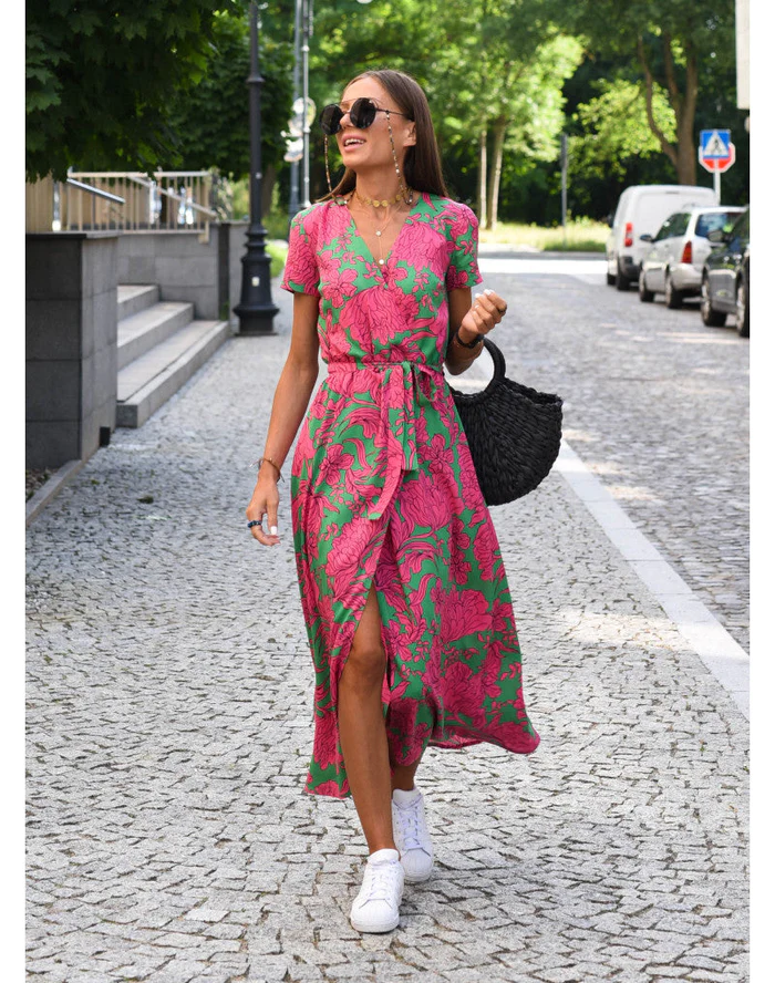 Sommerkleid mit Blumenmuster - Noëlle