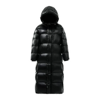 Stilvoller langer gesteppter Damen-Wintermantel - Mila
