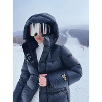 Stilvoller langer gesteppter Damen-Wintermantel - Mila