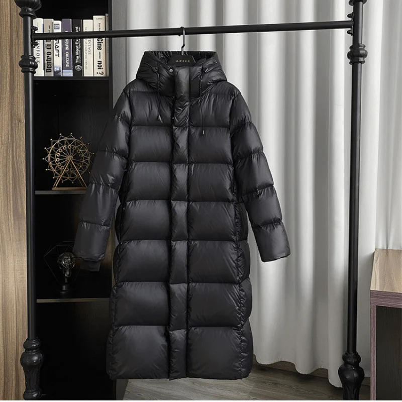 Stilvoller langer gesteppter Damen-Wintermantel - Mila