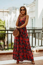 Boho Maxi-Kleid mit Blumenmuster für den Sommer – Yara