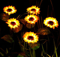 Wasserdichte Solar-Sonnenblumenlampe - SolarBloom