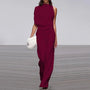 Eleganter weicher ärmelloser Jumpsuit mit weitem Bein | Damen Sommer-Jumpsuit