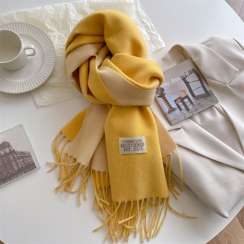 Beidseitiger Pashmina-Schal - Elena