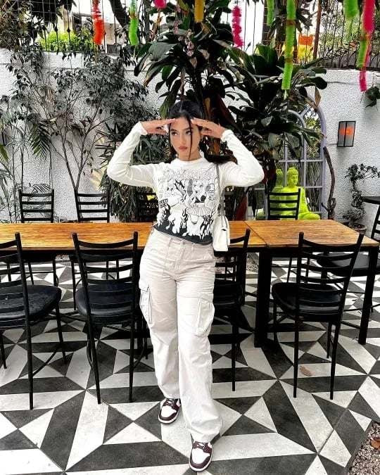 Trendige Damen-Cargo-Jeans - Nova