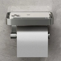 Toilettenpapierhalter mit Ablage - Stalux