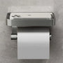 Toilettenpapierhalter mit Ablage - Stalux
