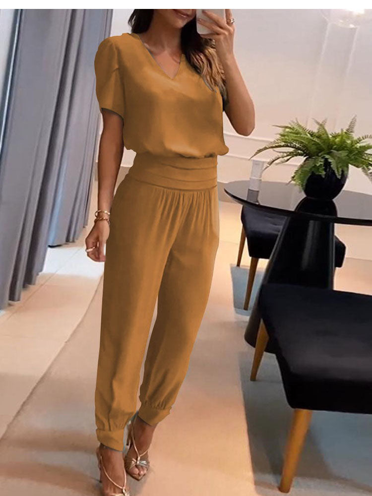 Ladies Set with Blouse and Pants – Aurora