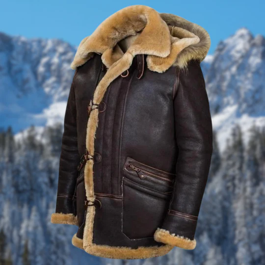 Zeitlose Lederjacke - Royce
