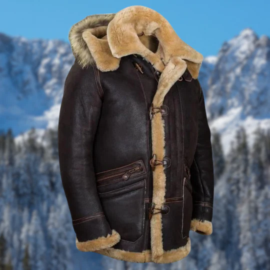 Zeitlose Lederjacke - Royce
