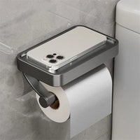 Toilettenpapierhalter mit Ablage - Stalux
