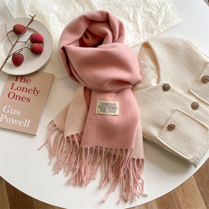 Beidseitiger Pashmina-Schal - Elena