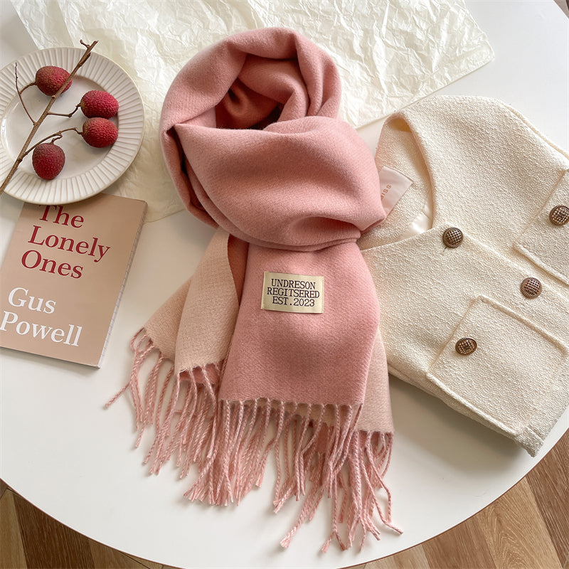 Beidseitiger Pashmina-Schal - Elena