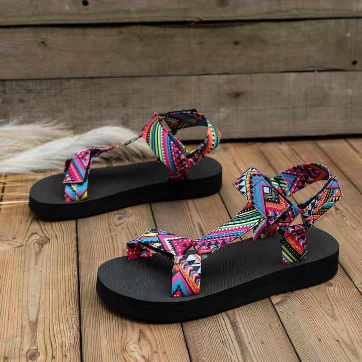 Lichte Dames Zomer Sandalen met Kleurenspel – Amélie