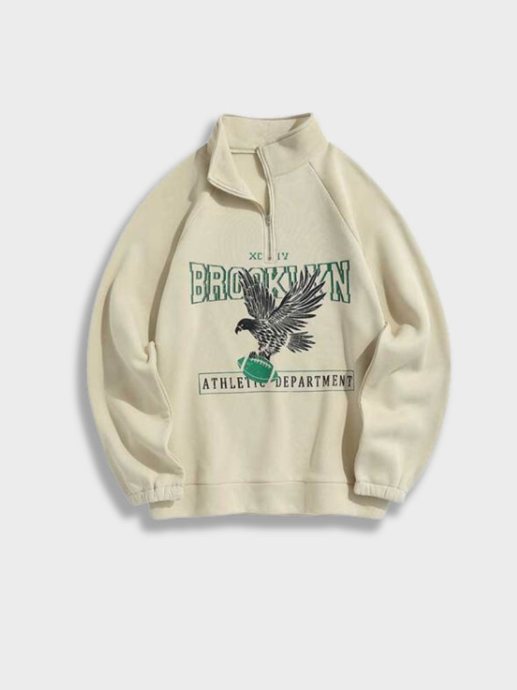 Herrenpullover mit Halb-Reißverschluss - Logan