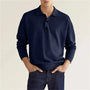 Herren-Poloshirt mit langen Ärmeln – Bastien