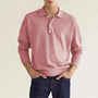 Herren-Poloshirt mit langen Ärmeln – Bastien