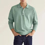 Herren-Poloshirt mit langen Ärmeln – Bastien