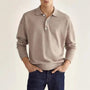 Herren-Poloshirt mit langen Ärmeln – Bastien