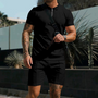 Herren Sommer-Set mit Knopfhemd und kurzer Hose – Ruben
